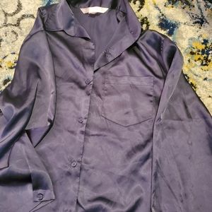 Victoria secret silk sleep shirt